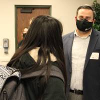 Faculty speaks openly with student